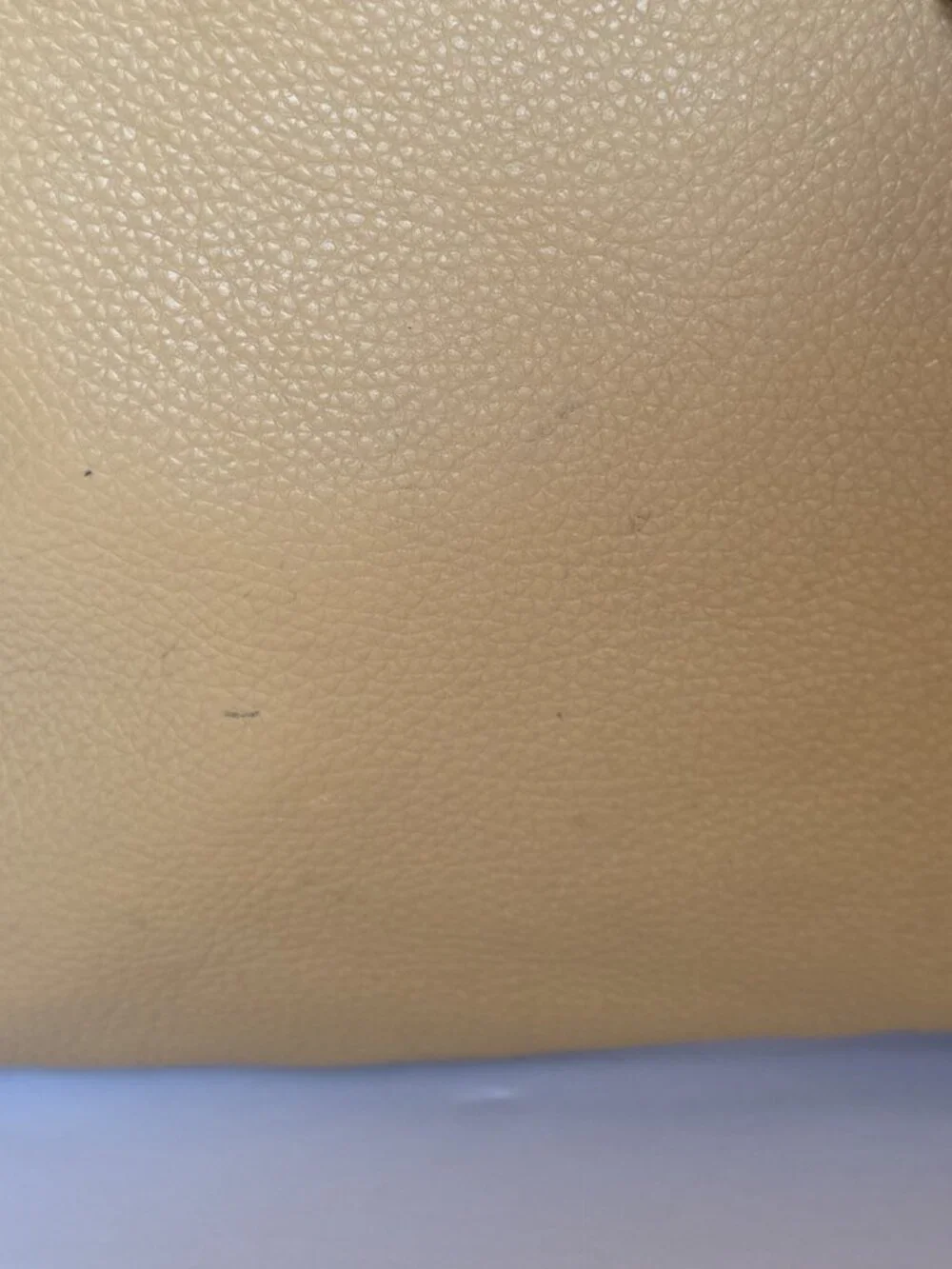 Tignanello Pebbled Leather Hobo Shoulder Bag Tan Adjustable Strap